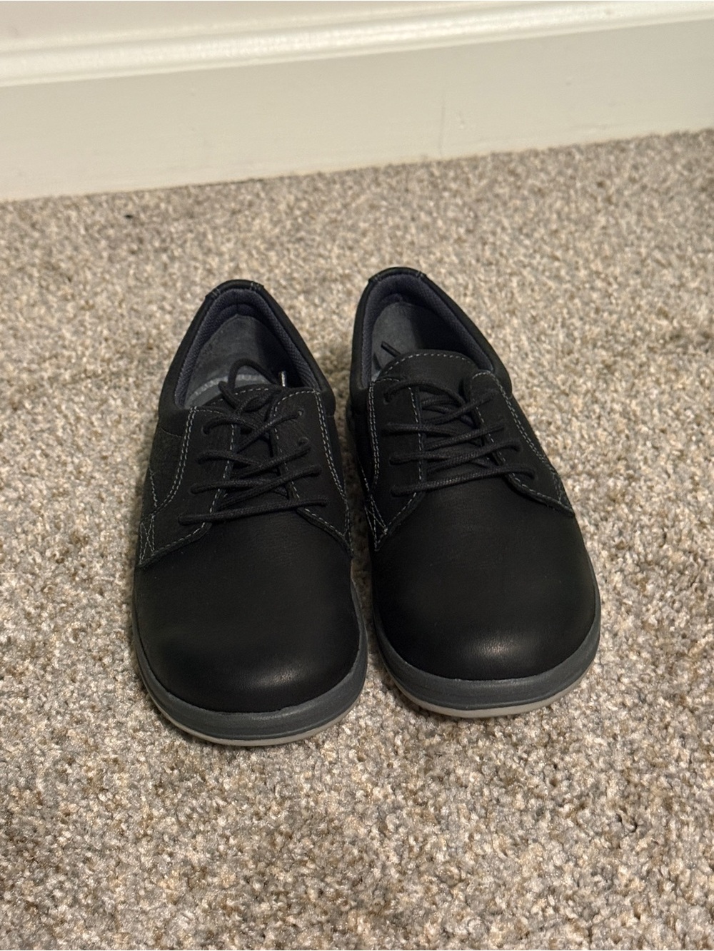 Boys Flag LTD Black Casual Lace-Up Shoes size 12